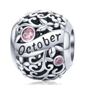 2X Host Pick 🥳 925 Silver October Birthstone Charm